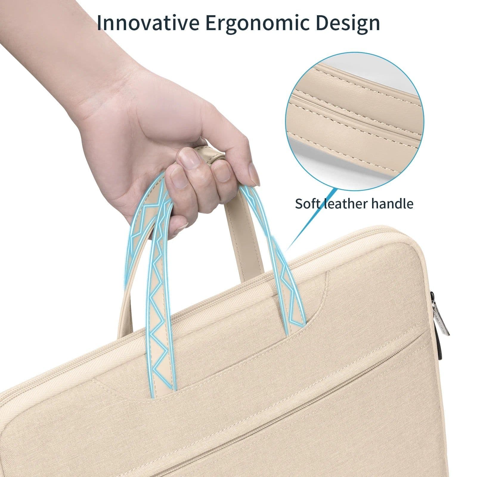 image-Laptop Bag 13.3 14 15 15.6 inch Cover For MacBook Air Pro Xiaomi Huawei ASUS Notebook Case Men Women Portable Handbag Briefcase