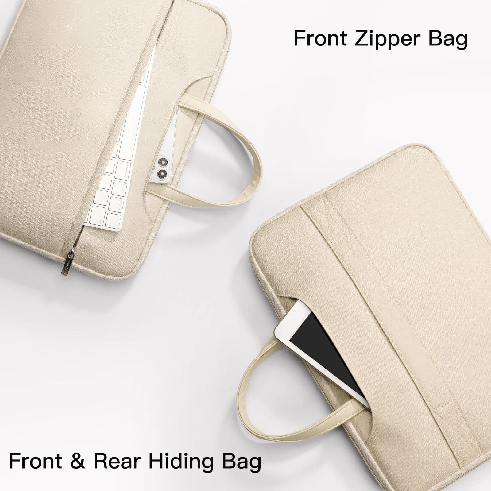 image-Laptop Bag 13.3 14 15 15.6 inch Cover For MacBook Air Pro Xiaomi Huawei ASUS Notebook Case Men Women Portable Handbag Briefcase