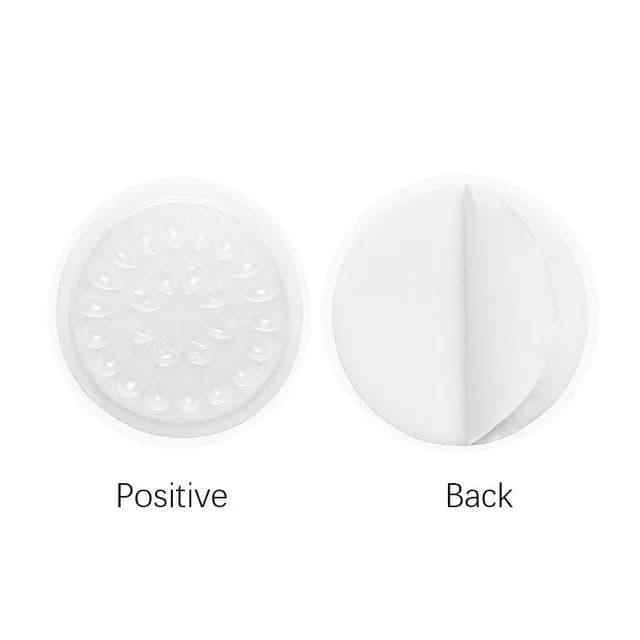 image-HOT 100pcs Colorful Disposable Plastic Flower Eyelash Holder Sticker Glue Adhesive Pallet For Eyelash Extension Makeup Tools
