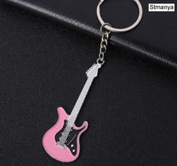 image-New Dice Key Chain Metal Personality Dice Poker Soccer Guitar Model Alloy Keychain Gift Car Key Ring 17045