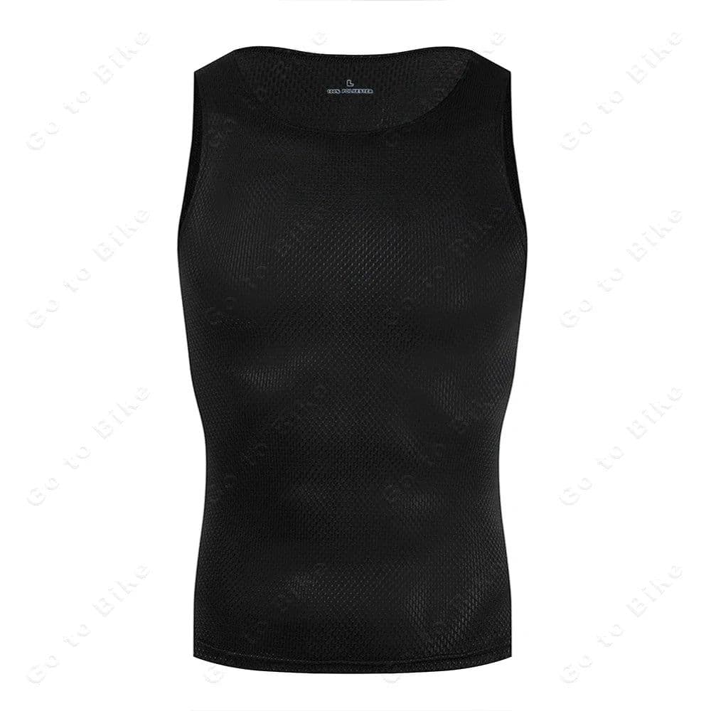 image-Colorful Cycling Base Layer Cycling Undershirt Quick Dry Underwear Cycling Sleeveless Jersey High Elastici MTB Road Bike Jerseys