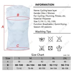 image-Colorful Cycling Base Layer Cycling Undershirt Quick Dry Underwear Cycling Sleeveless Jersey High Elastici MTB Road Bike Jerseys