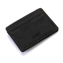 image-Mini Men Card Holder Wallets Zipper Coin Pocket Slim Magic Male Wallet Quality PU Leather Credit Bank Card Case Small Men Purses