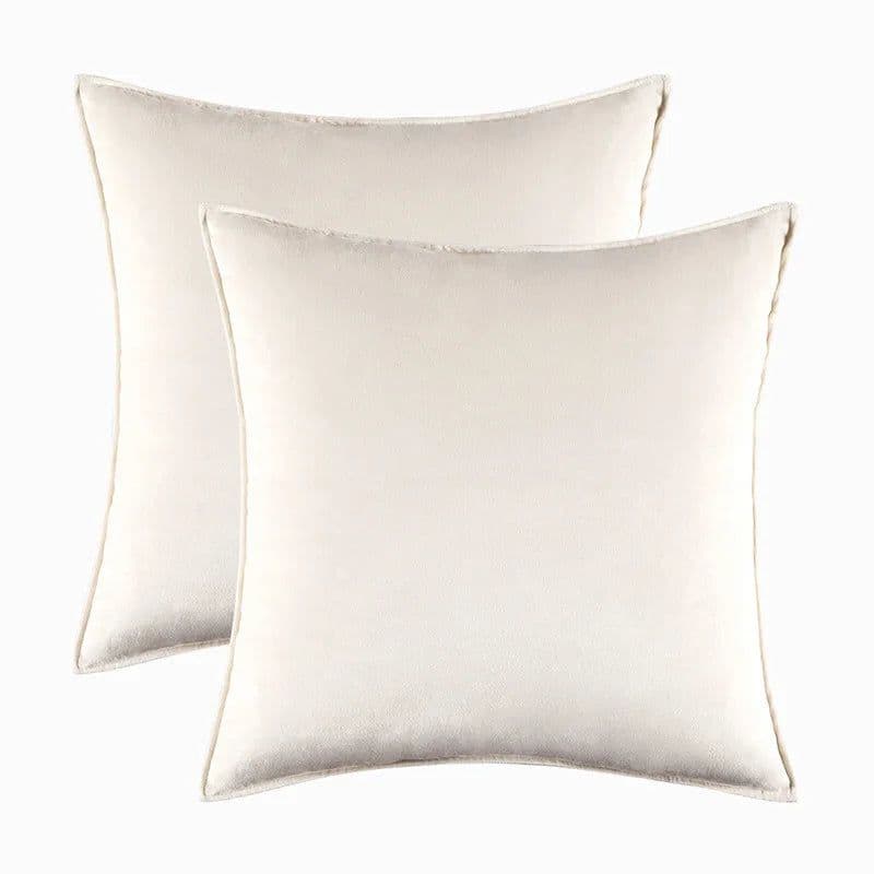 image-Solid Covered Velvet Lumbar Pillowcase Cushion Cover Soft Hotel Sofa Car Home Chair Decoration Pillow Cover 30x50 50 60cm 1PC