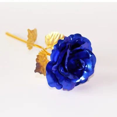 image-Valentine's Day Creative Gift 24K Foil Plated Rose Gold Rose Lasts Forever Love Wedding Decor Lover Lighting Roses Creative Gift