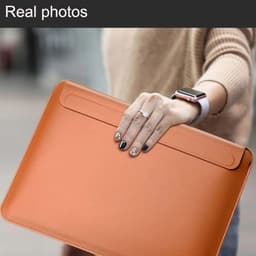 image-WiWU Laptop Sleeve Case for MacBook Air 13 M2 A2681Ultra-thin Leather Notebook Case for Macbook pro 16 14 Waterproof Laptop Bag