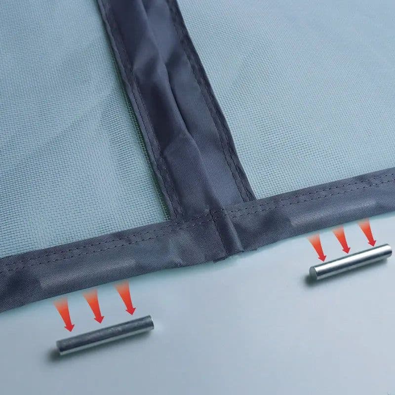 image-2021 New Magnetic Screen Door Curtain Anti-Mosquito Net Fly Insect Screen Mesh Automatic Closing Custom Size Easy Installation