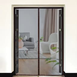 image-2021 New Magnetic Screen Door Curtain Anti-Mosquito Net Fly Insect Screen Mesh Automatic Closing Custom Size Easy Installation