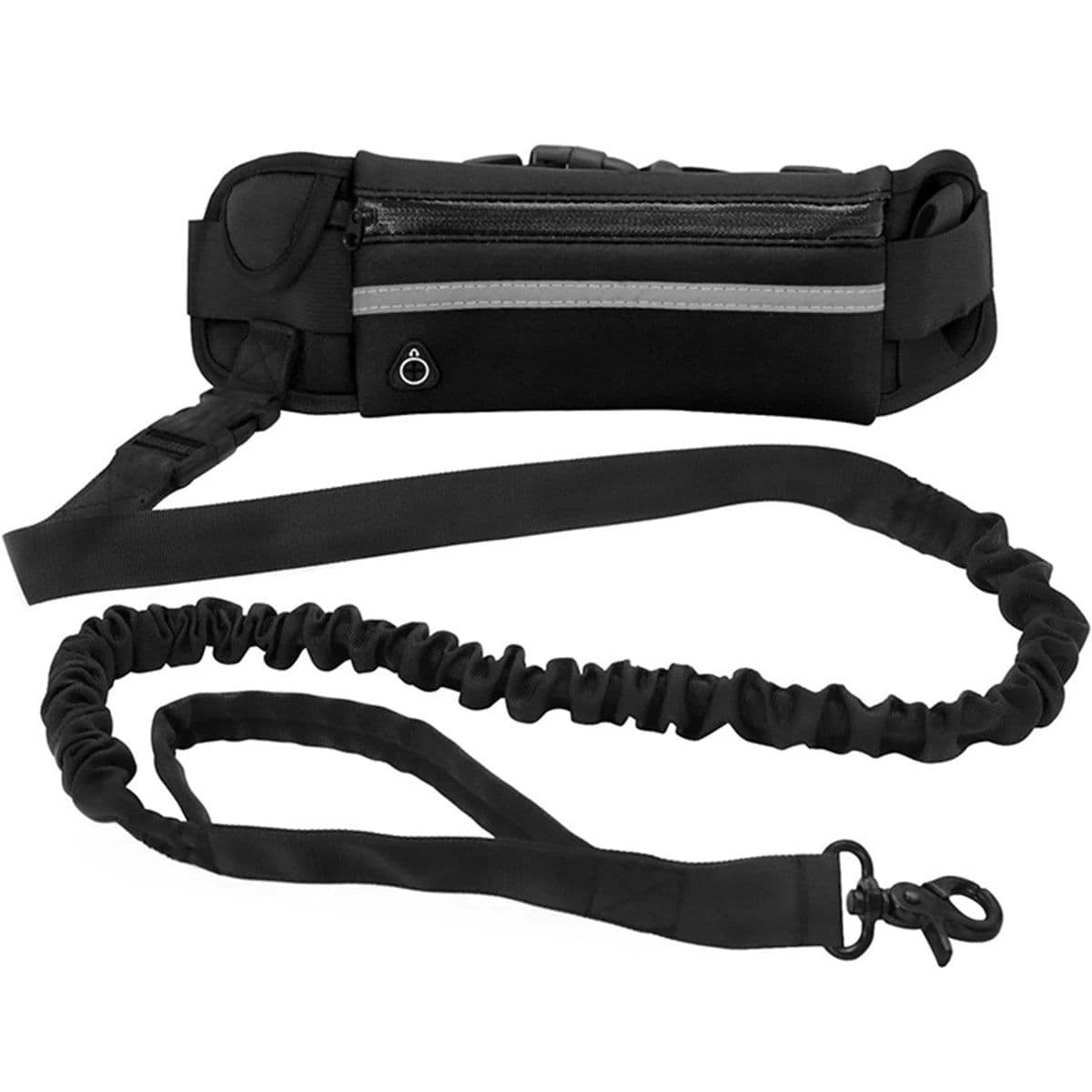 image-New Dog Traction Rope Leash with Waist Bag Nylon Durable Training Leash Premium Dog Supplies for Running Walking Training Hiking