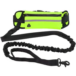 image-New Dog Traction Rope Leash with Waist Bag Nylon Durable Training Leash Premium Dog Supplies for Running Walking Training Hiking