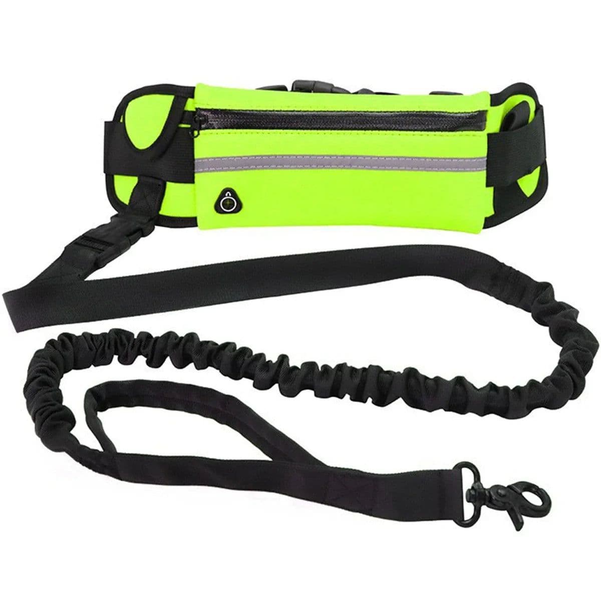 image-New Dog Traction Rope Leash with Waist Bag Nylon Durable Training Leash Premium Dog Supplies for Running Walking Training Hiking