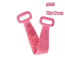 image-Silicone Rub Back Brush Bathroom Non-slip Wash Foot Pad Massage Shower Mat with Sucker Bath Massage Foot Exfoliating Brush Pad