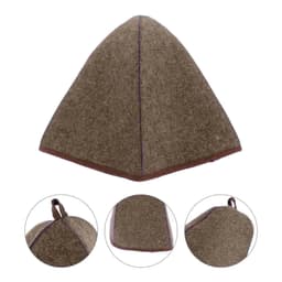 image-Hat Sauna Felt Bathwool Russian Hair Men Ukrainian House Banya Room Vaporarium Hats Cap Steam Women Portable Accessories
