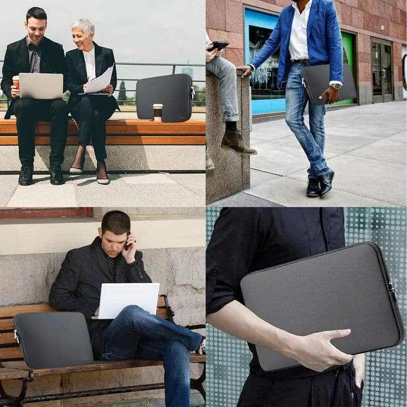 image-Laptop Bag For Macbook Air Pro Retina 11 12 13 14 15 15.6 inch Laptop Sleeve Case PC Tablet Case Cover for Xiaomi Air HP Dell