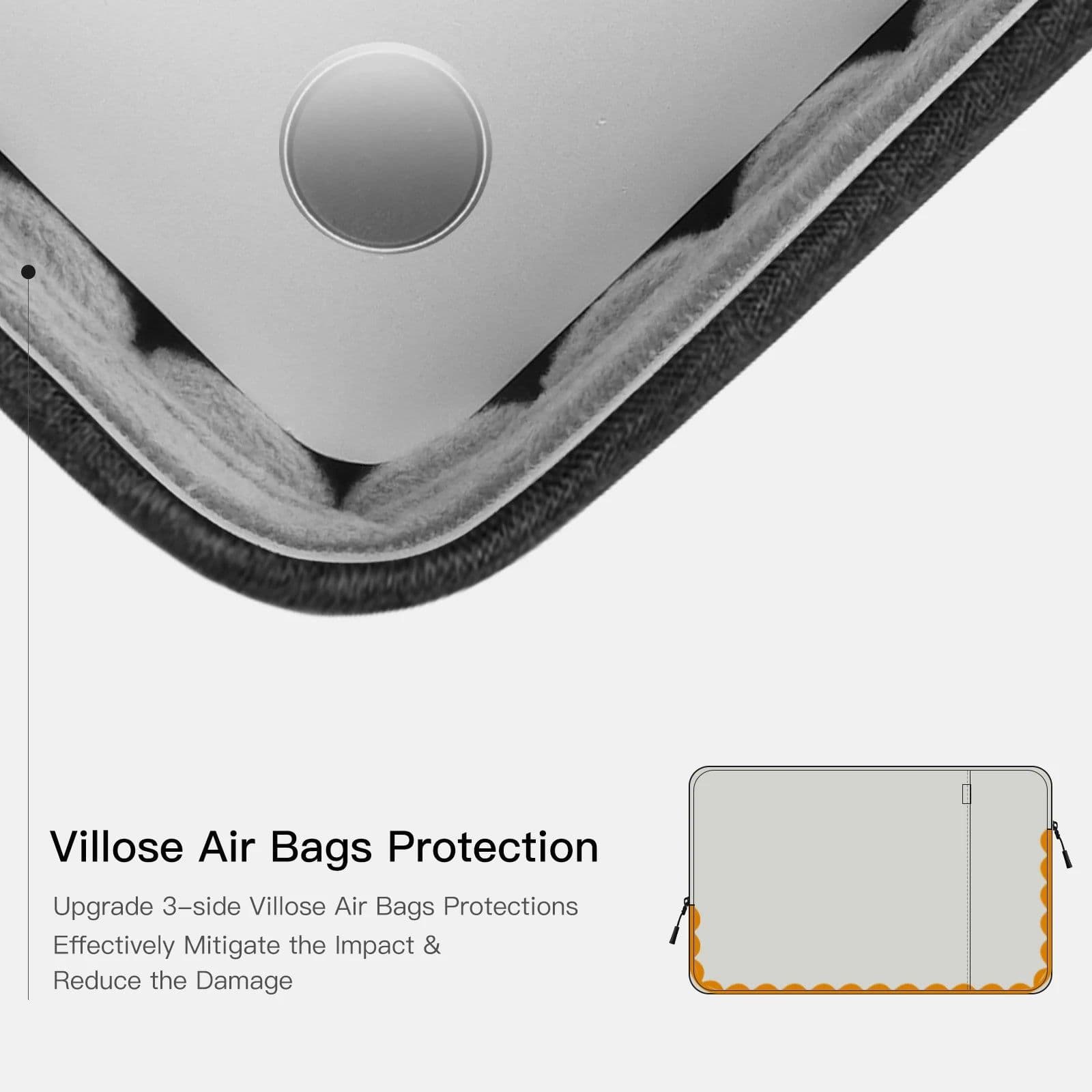 image-Laptop Sleeve Cases Bag 13 14 15.4 15.6 16 Carrying For Macbook Pro Air M1 M2 13.3 Cover business Computer bag Shell Accessories