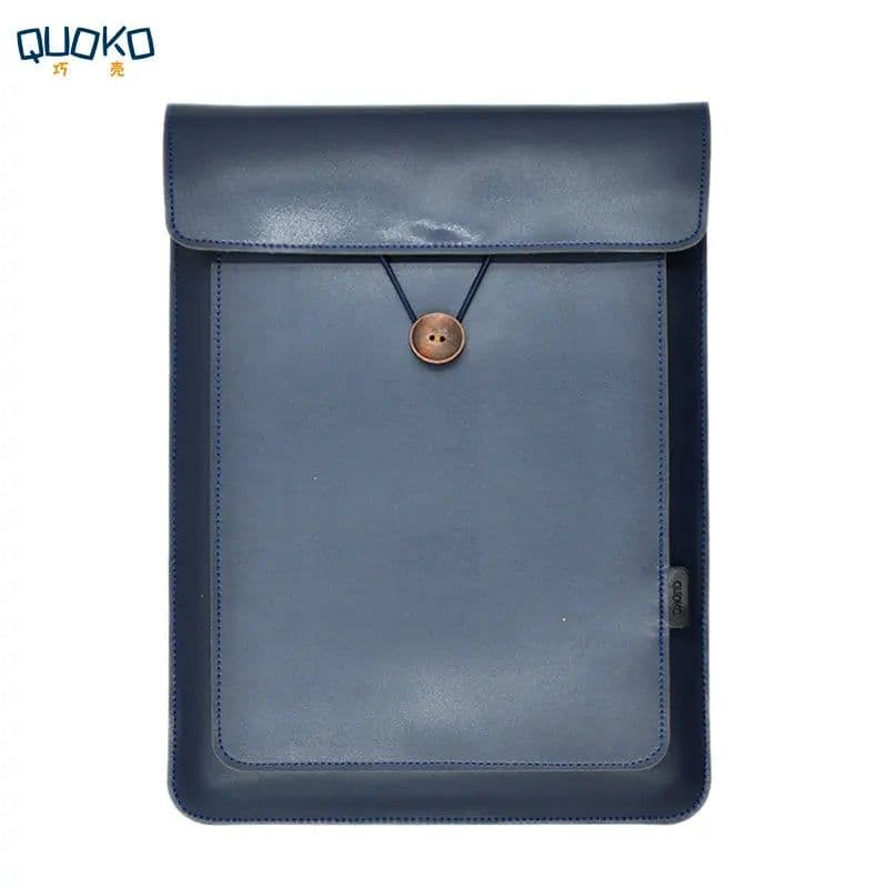image-Double Layer High Capacity Laptop Bag Cover,Microfiber Leather Laptop Sleeve Case For M1 MacBook Pro Air 12/13.3/14/15.4/16