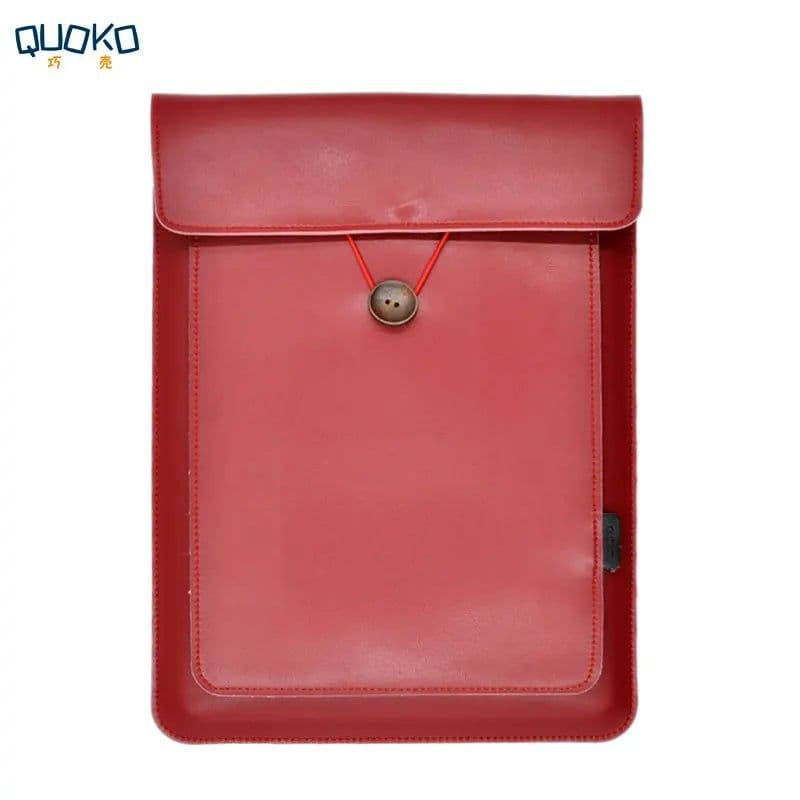 image-Double Layer High Capacity Laptop Bag Cover,Microfiber Leather Laptop Sleeve Case For M1 MacBook Pro Air 12/13.3/14/15.4/16