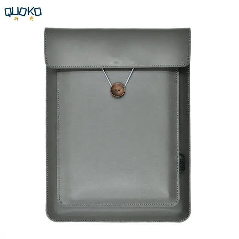 image-Double Layer High Capacity Laptop Bag Cover,Microfiber Leather Laptop Sleeve Case For M1 MacBook Pro Air 12/13.3/14/15.4/16