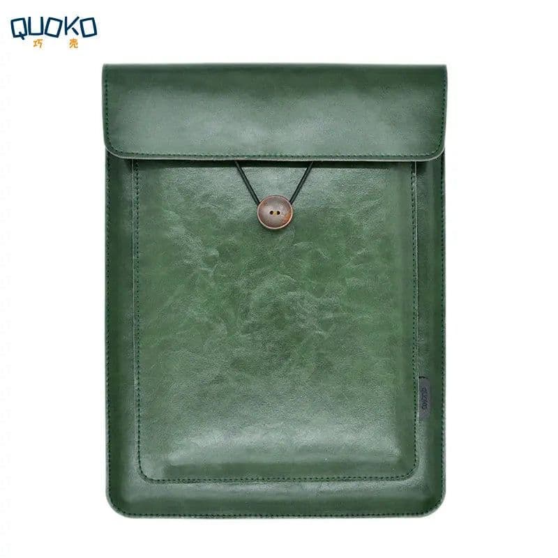 image-Double Layer High Capacity Laptop Bag Cover,Microfiber Leather Laptop Sleeve Case For M1 MacBook Pro Air 12/13.3/14/15.4/16