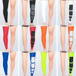 image-Leg Compression Sleeves, Full Leg Sleeve Long Knee Brace Knee Support Protect Basketball Football Volleyball Cycling Men Women