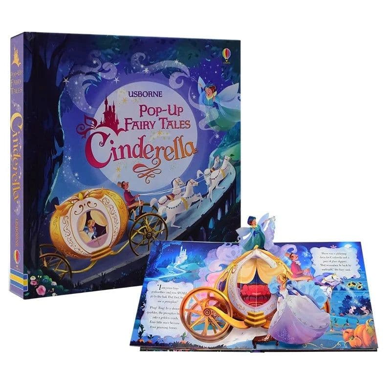 image-Usborne Pop Up 3D Flap Picture English Books for Kids Fairy Tales Reading Book In English Montessori Learning Toys Children Gift