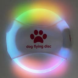 image-Dog Flying Discs 3 Modes Light Glowing LED luminousTrainning Interactive Toys Game Flying Discs Dog Toy Pet Dog Accessories