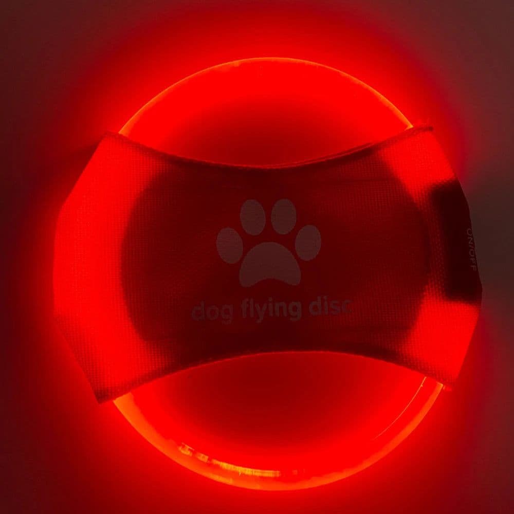 image-Dog Flying Discs 3 Modes Light Glowing LED luminousTrainning Interactive Toys Game Flying Discs Dog Toy Pet Dog Accessories