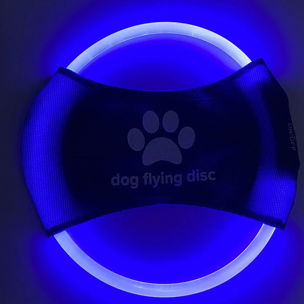 image-Dog Flying Discs 3 Modes Light Glowing LED luminousTrainning Interactive Toys Game Flying Discs Dog Toy Pet Dog Accessories