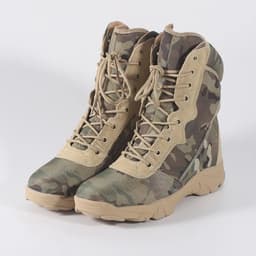 image-Outdoor Training Men Military Tactical Boots High-Top Desert Army Shoes Camouflage Combat Hunting Climbing Botas Hiking Shoes
