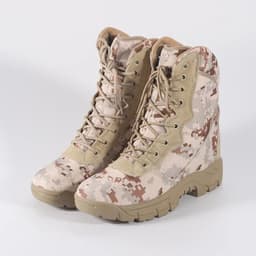 image-Outdoor Training Men Military Tactical Boots High-Top Desert Army Shoes Camouflage Combat Hunting Climbing Botas Hiking Shoes