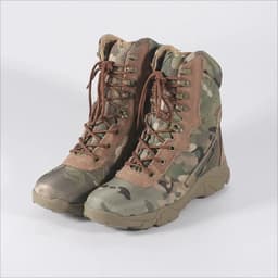 image-Outdoor Training Men Military Tactical Boots High-Top Desert Army Shoes Camouflage Combat Hunting Climbing Botas Hiking Shoes