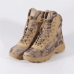 image-Outdoor Training Men Military Tactical Boots High-Top Desert Army Shoes Camouflage Combat Hunting Climbing Botas Hiking Shoes