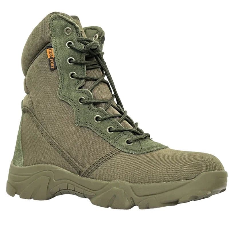 image-Outdoor Training Men Military Tactical Boots High-Top Desert Army Shoes Camouflage Combat Hunting Climbing Botas Hiking Shoes
