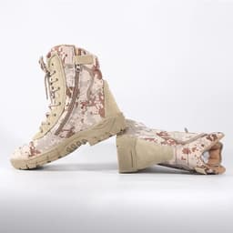 image-Outdoor Training Men Military Tactical Boots High-Top Desert Army Shoes Camouflage Combat Hunting Climbing Botas Hiking Shoes