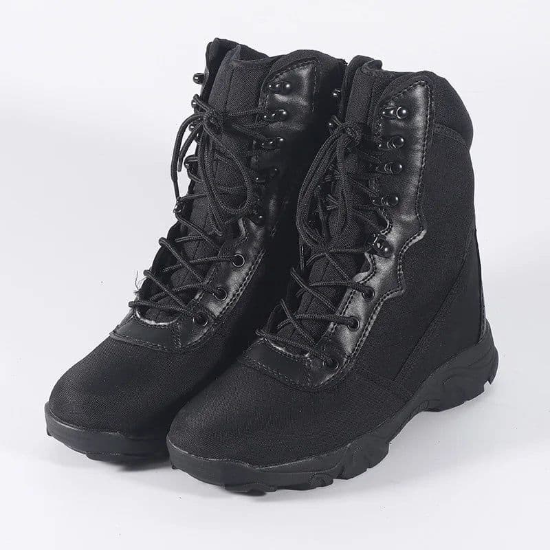 image-Outdoor Training Men Military Tactical Boots High-Top Desert Army Shoes Camouflage Combat Hunting Climbing Botas Hiking Shoes