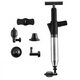 image-High Pressure Toilet Plunger Unblocker Pipes and Sinks Plunger Air Drain Blaster Cleaner Powerful Manual Pneumatic Dredge Tools