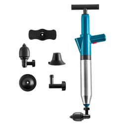 image-High Pressure Toilet Plunger Unblocker Pipes and Sinks Plunger Air Drain Blaster Cleaner Powerful Manual Pneumatic Dredge Tools