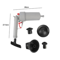 image-High Pressure Toilet Plunger Unblocker Pipes and Sinks Plunger Air Drain Blaster Cleaner Powerful Manual Pneumatic Dredge Tools