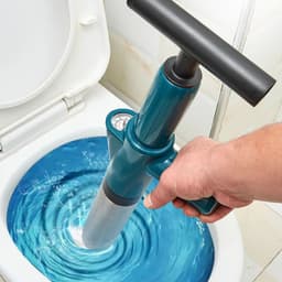 image-High Pressure Toilet Plunger Unblocker Pipes and Sinks Plunger Air Drain Blaster Cleaner Powerful Manual Pneumatic Dredge Tools