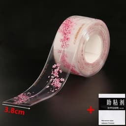 image-PVC Waterproof Wall Sticker Self Adhesive Sink Stove Crack Strip Kitchen Bathroom Accessories Bathtub Corner Sealant Tape