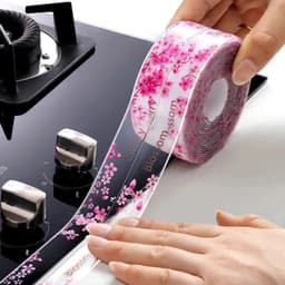 image-PVC Waterproof Wall Sticker Self Adhesive Sink Stove Crack Strip Kitchen Bathroom Accessories Bathtub Corner Sealant Tape
