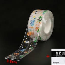 image-PVC Waterproof Wall Sticker Self Adhesive Sink Stove Crack Strip Kitchen Bathroom Accessories Bathtub Corner Sealant Tape