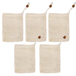 image-Soap Foaming Net Mesh Bags Bath Washing Tools Body Cleaning Bubble Helper Mesh Deep Cleaning Home Bathroom Exfoliating Supplies