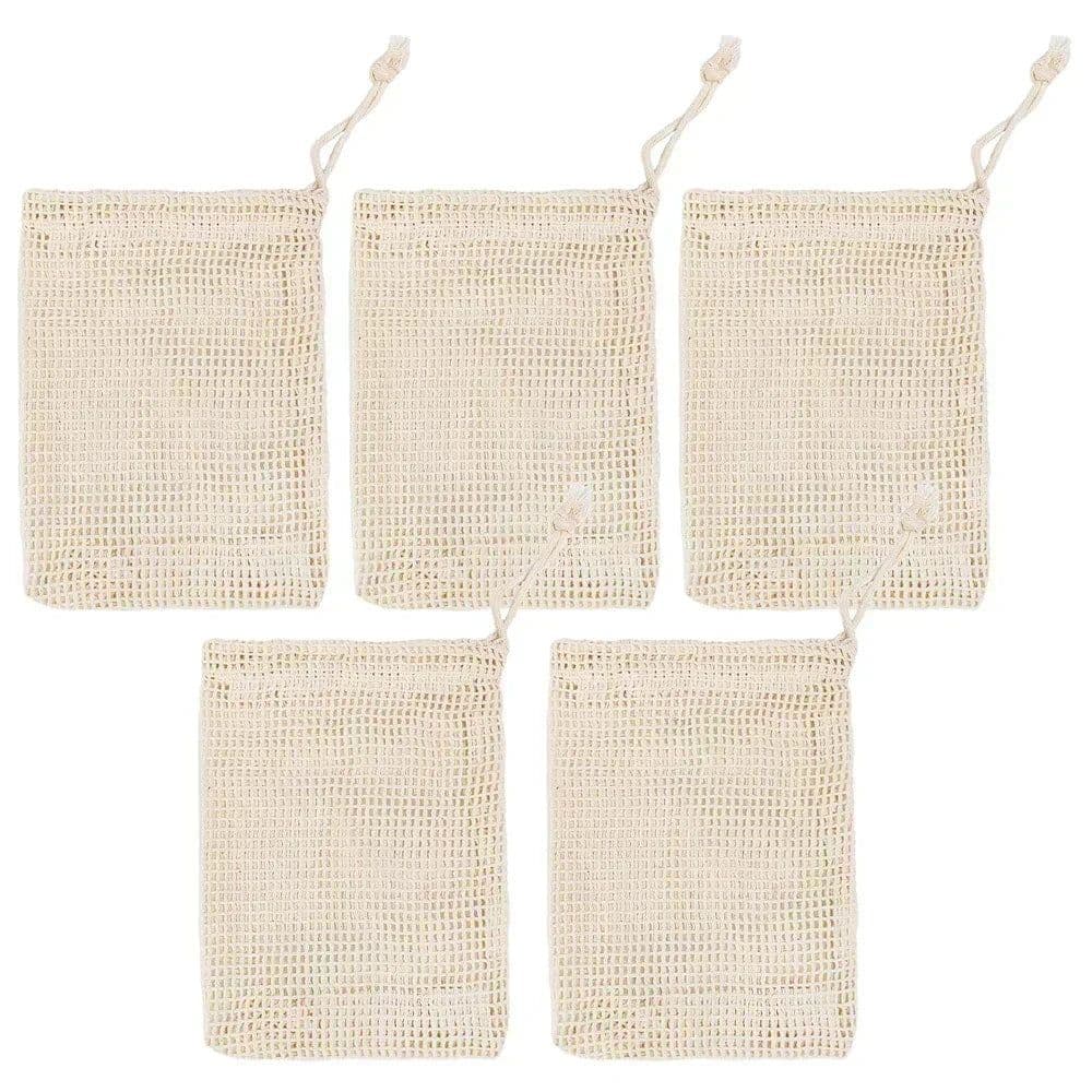 image-Soap Foaming Net Mesh Bags Bath Washing Tools Body Cleaning Bubble Helper Mesh Deep Cleaning Home Bathroom Exfoliating Supplies