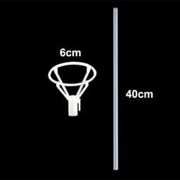 image-25/50pcs Bobo Balloons Sticks Big Balloon Holder for Bubble Transparent Clear Ballon Stick Cup Table Column Wedding Accessories