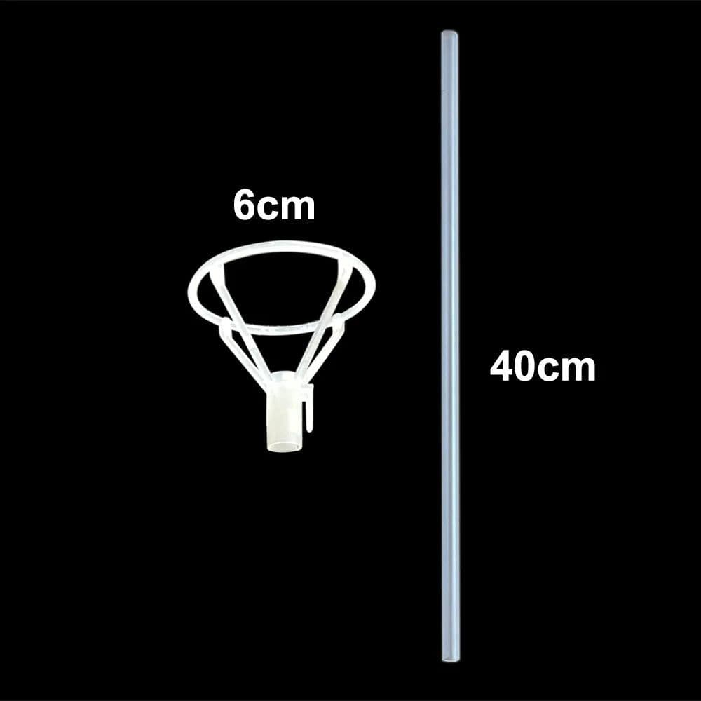 image-25/50pcs Bobo Balloons Sticks Big Balloon Holder for Bubble Transparent Clear Ballon Stick Cup Table Column Wedding Accessories