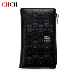 image-CHCH Short Wallet Women's Small Wallet Simple Square Trifold Wallet Women's Coin Purse Luxury Bag Wallets Card Holders Purse