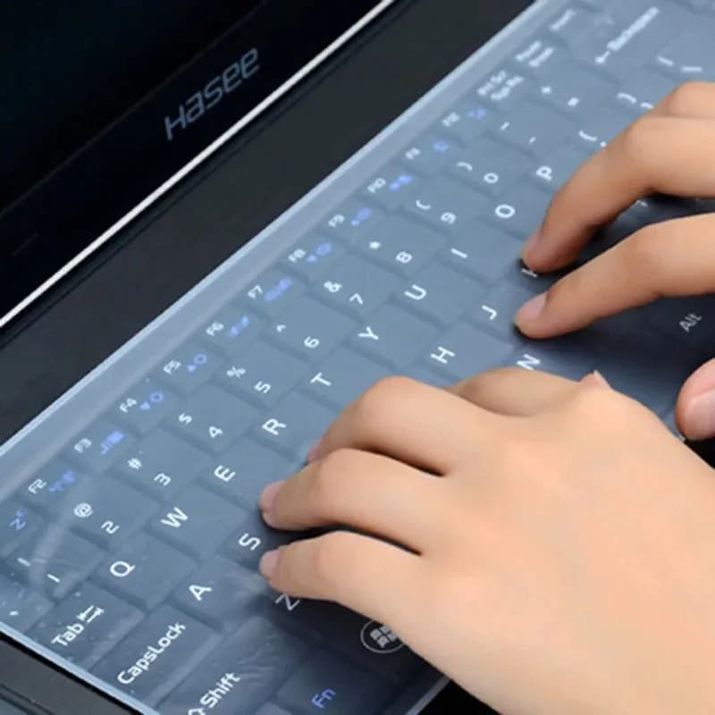image-Keyboard cover Waterproof Laptop Keyboard protective film 15 laptop 15.6 17 14 notebook Keyboard cover dustproof film silicone