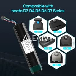 image-Original 14.4V 6800mAh 12800mAh Li ion Replacement Battery For Neato Botvac D3 D4 D5 D6 D7 945-0225/205-0011 Sweeping Robot