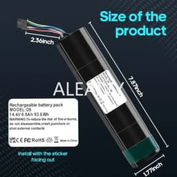 image-Original 14.4V 6800mAh 12800mAh Li ion Replacement Battery For Neato Botvac D3 D4 D5 D6 D7 945-0225/205-0011 Sweeping Robot